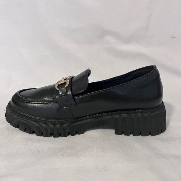ZHR Women's Chunky Loafers with Buckle Chains size 39 - Picture 4 of 7